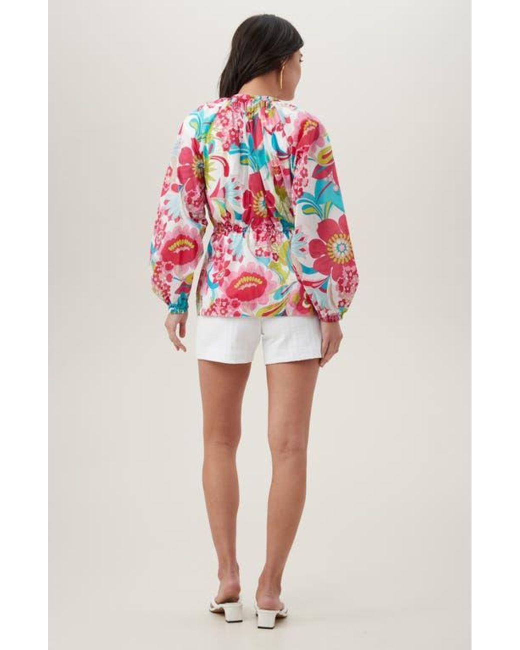 Trina Turk Red Rue Zip Front Jacket