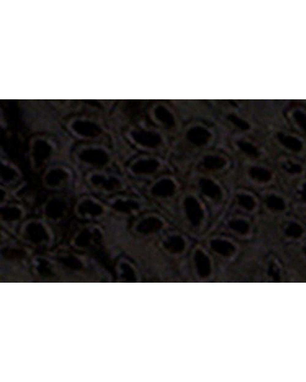 City Chic Black Jayde Eyelet Overlay Top