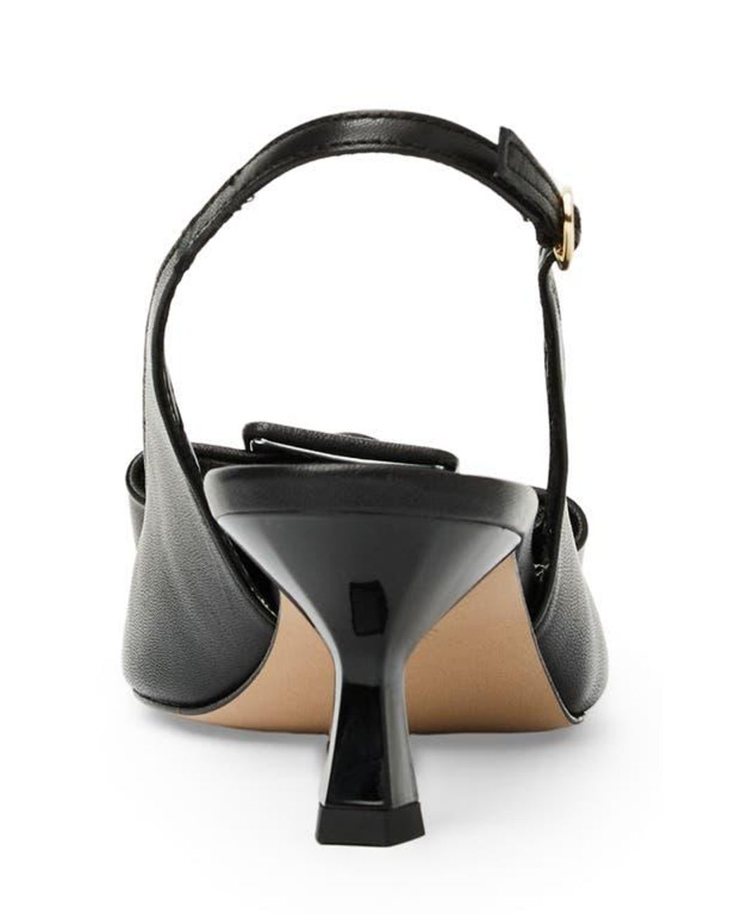 Bruno Magli Black Mona Pointed Toe Slingback Pump