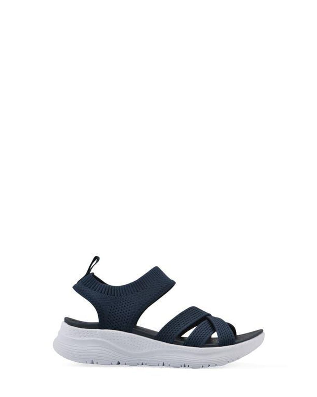 White Mountain Blue Charry Knit Sandal