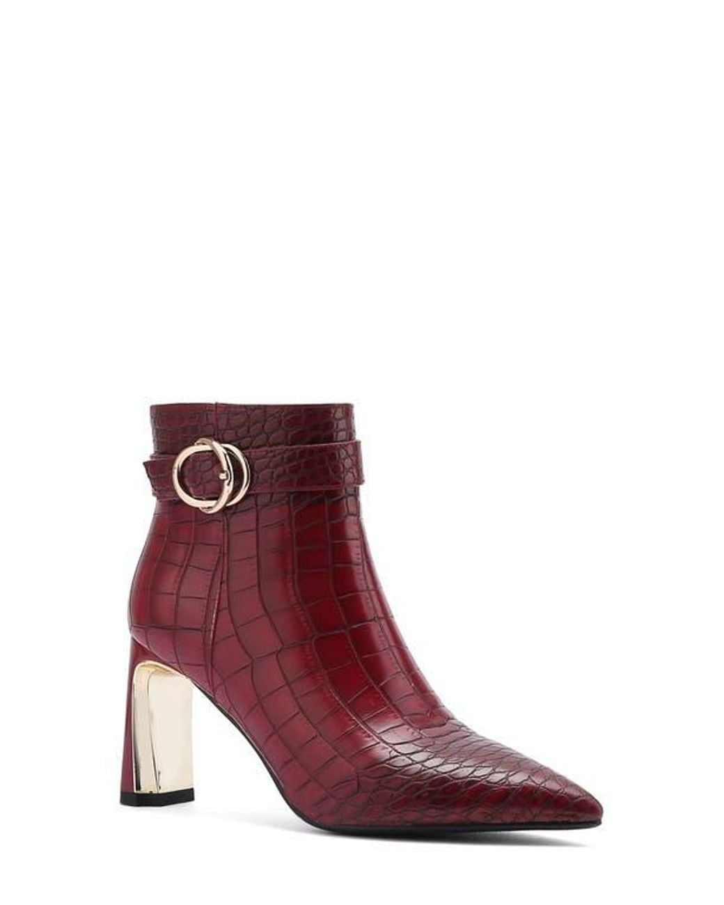 Ninety Union Purple Groovy Croc Embossed Boot