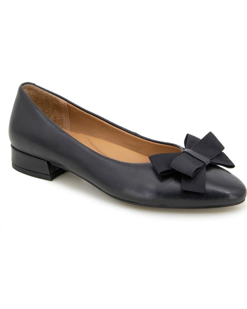 Gentle Souls Blue Abigail Bow Pump