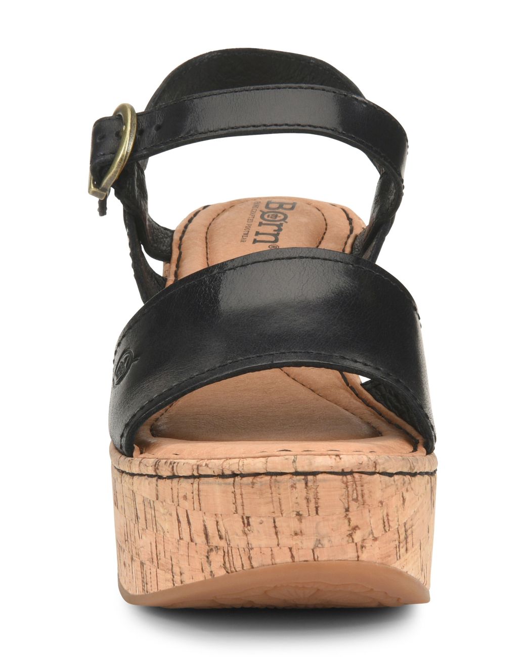 Born B rn Dorrah Platform Sandal In Black Leather At Nordstrom