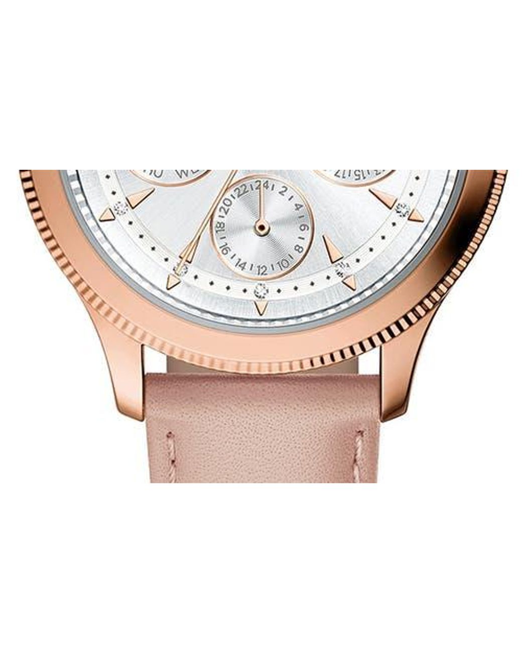 Fossil Metallic Brynn Multifunction Leather Strap Watch, 38Mm for men