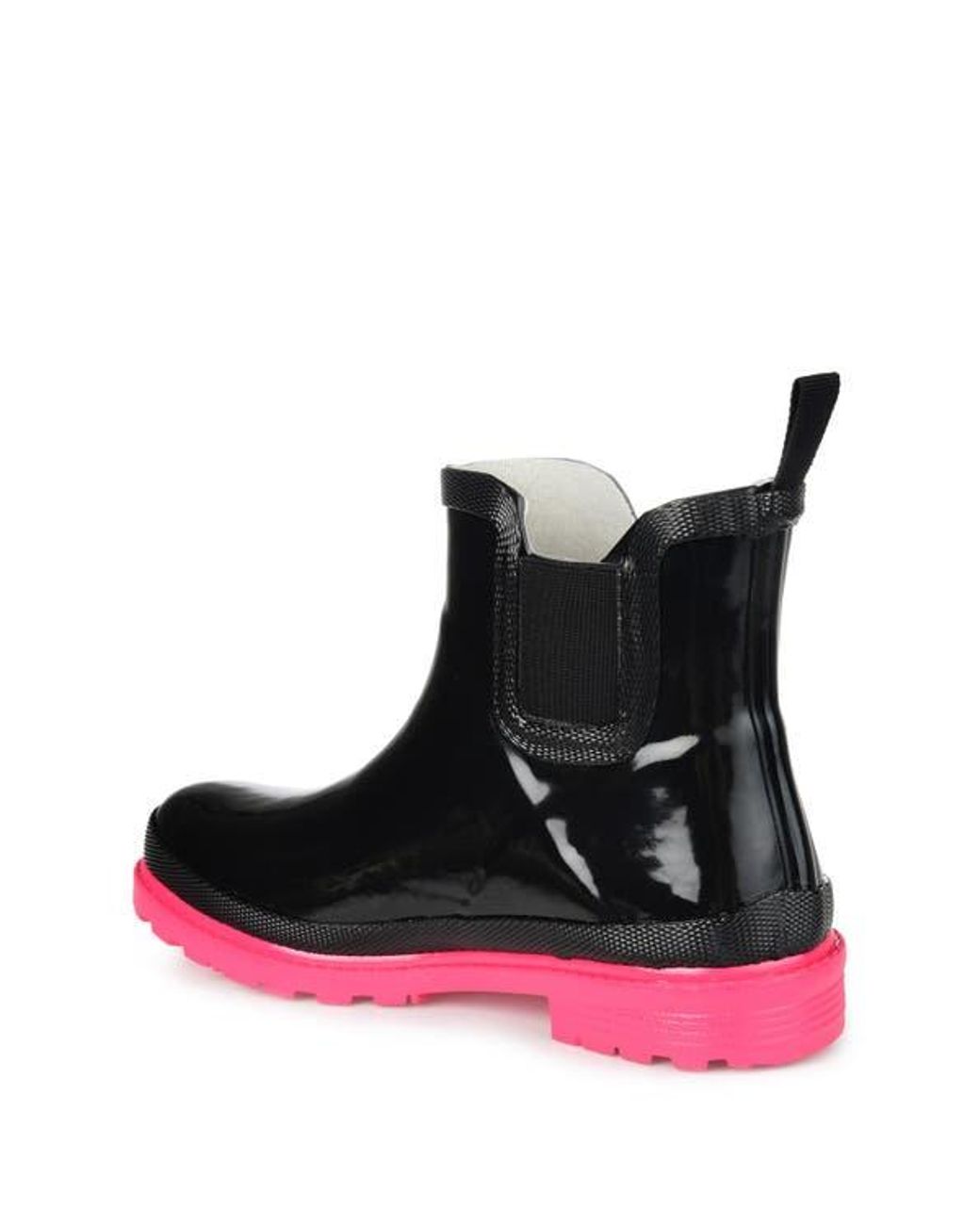 Journee Collection Black Tekoa Rain Boot