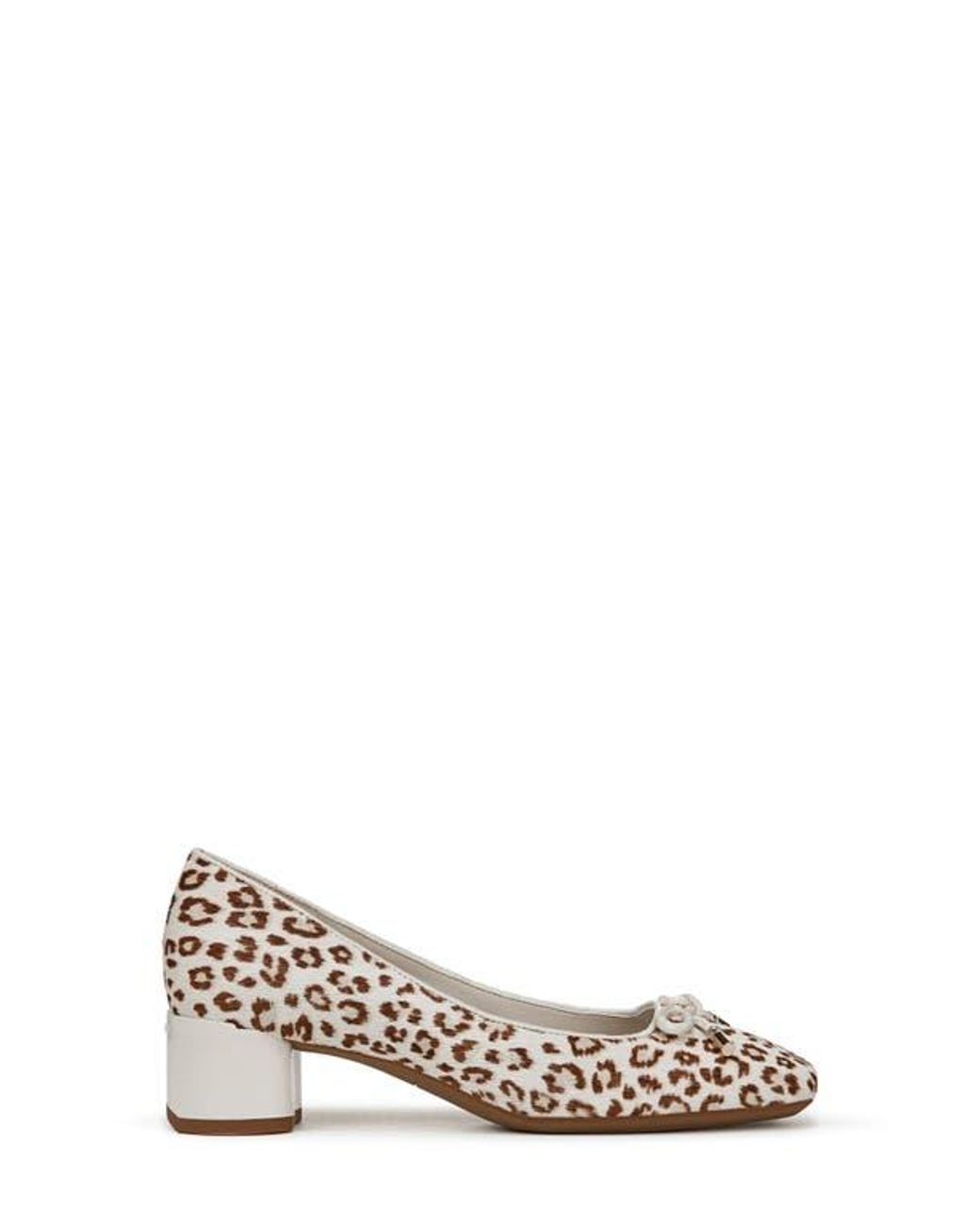 Franco Sarto White Natalia Square Toe Pump