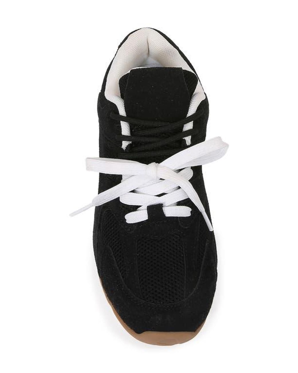 BERNESS Black Lula Double Lace Sneaker