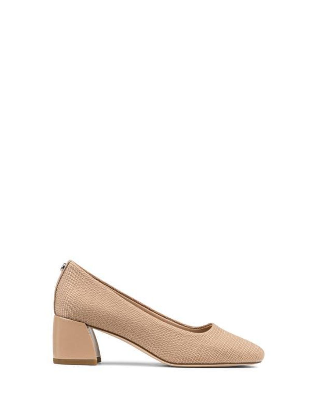 Donald J Pliner Natural Square Toe Pump