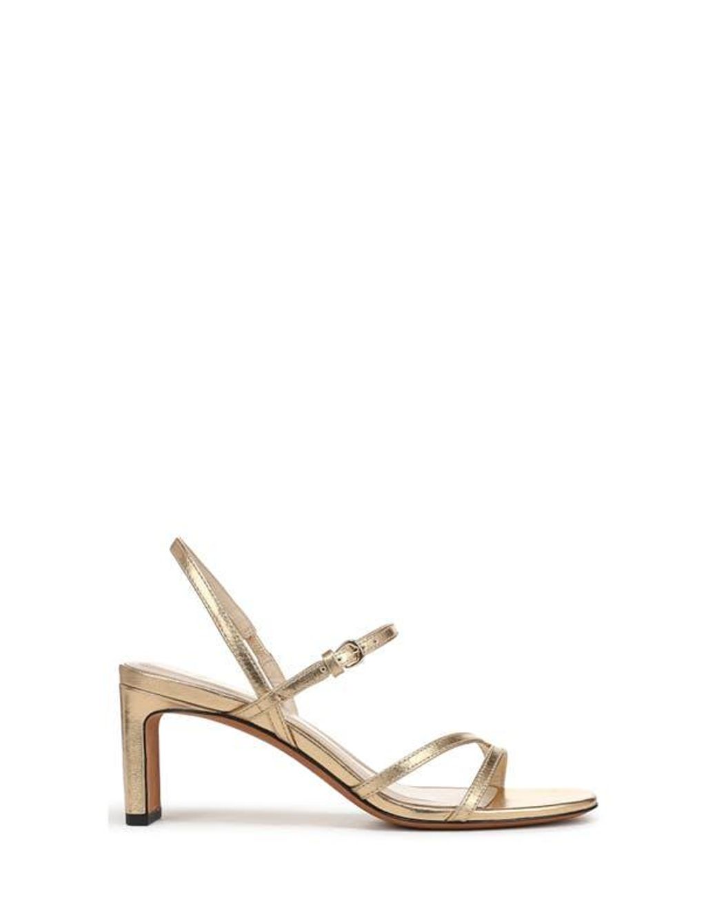 Vince Metallic Marcella Ankle Strap Sandal