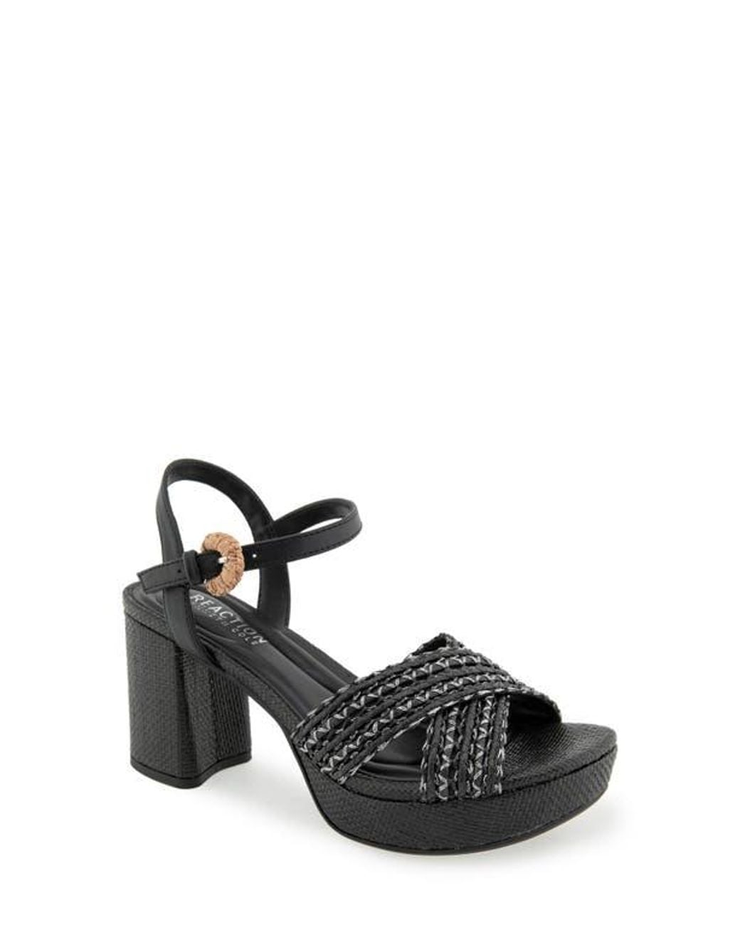 Kenneth Cole Black Reeva Platform Sandal