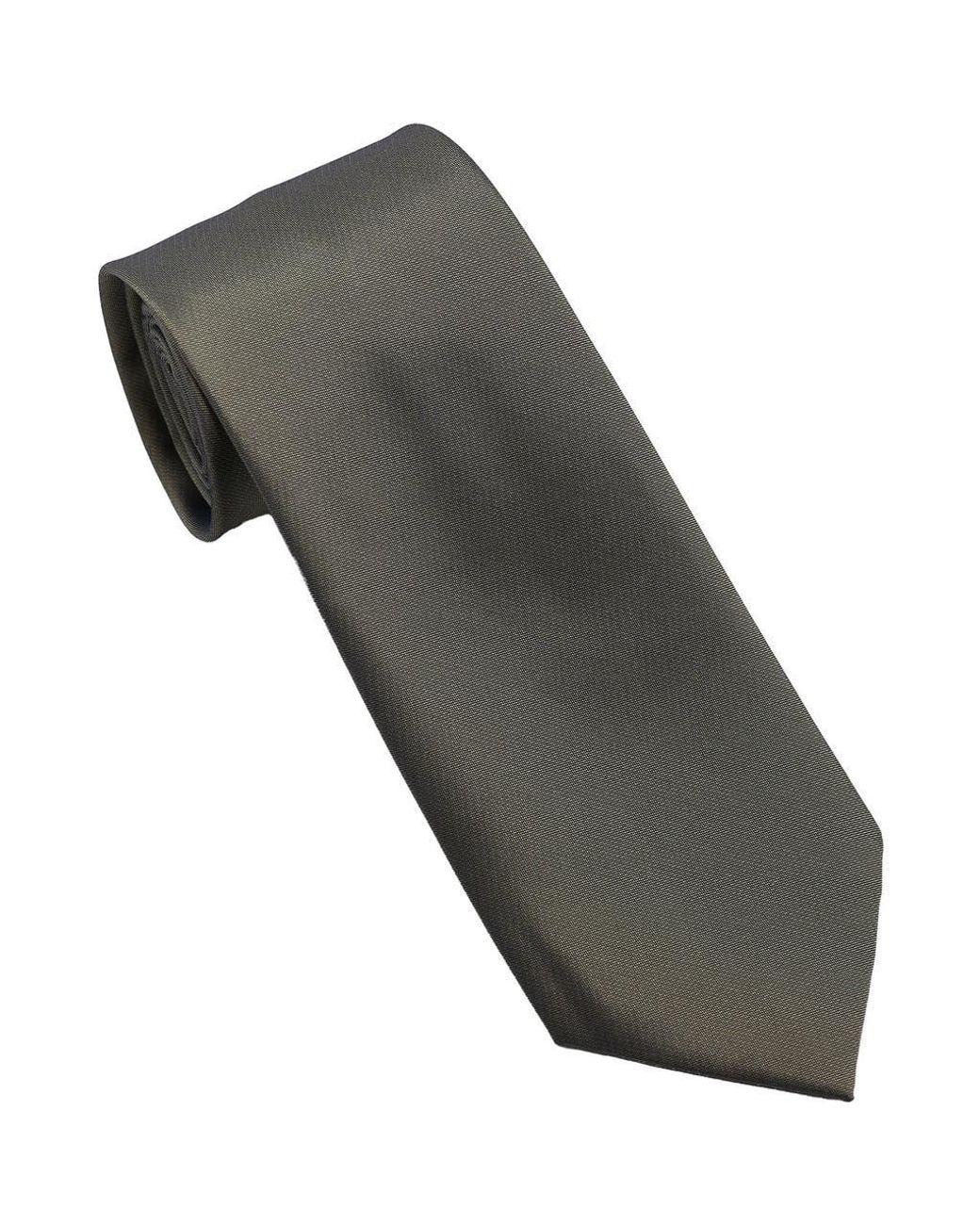 DKNY Gray Iridescent Solid Tie for men