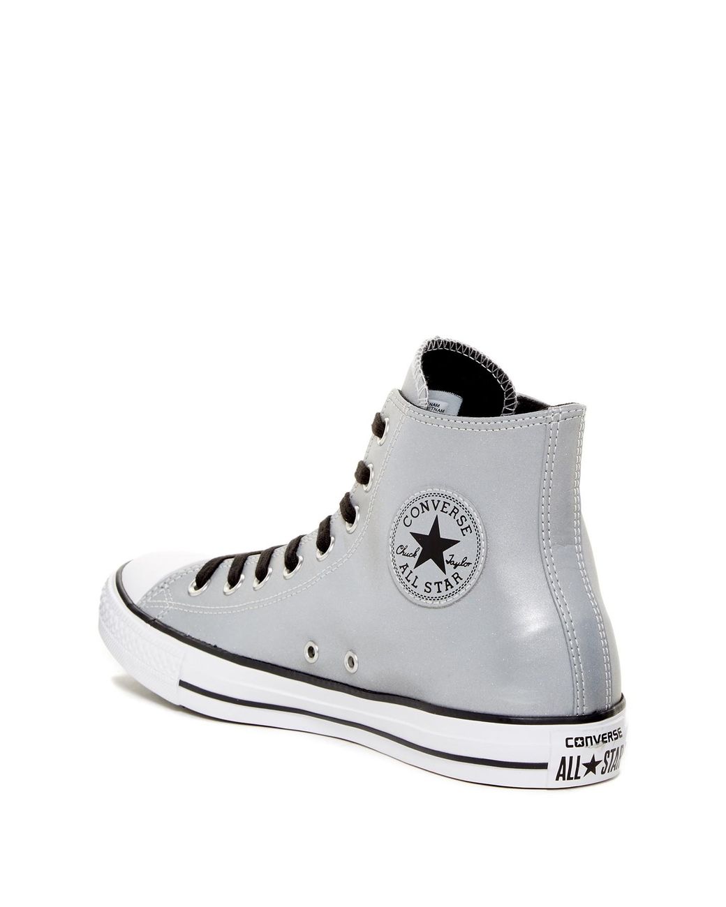Converse Chuck Taylor All Star Reflective High Top Sneaker (unisex) in  Silver-Black-wh (Black) | Lyst