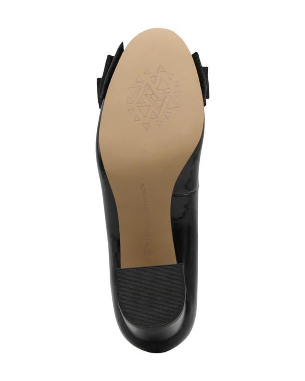 Adrienne Vittadini Black Ceena Bow Pump