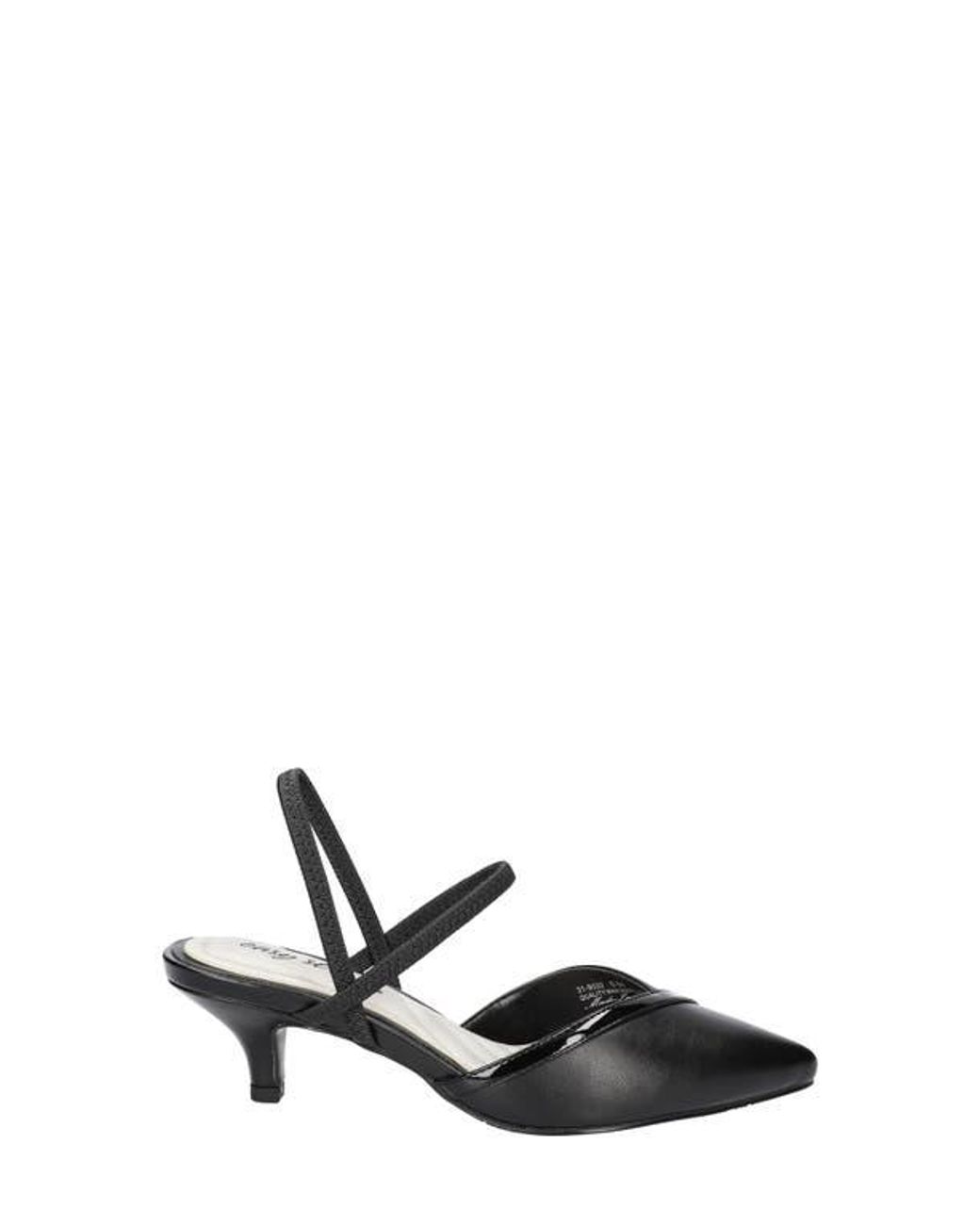 Easy Street Black Uunna Slingback Pump