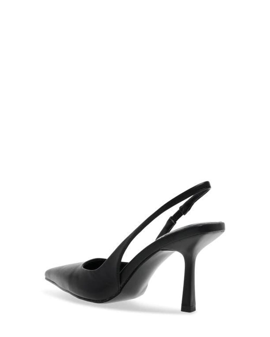 Anne Klein Black Slingback Pointed-Toe Pumps