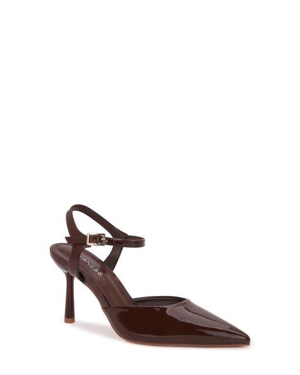 BERNESS Brown Pointed Toe Pump