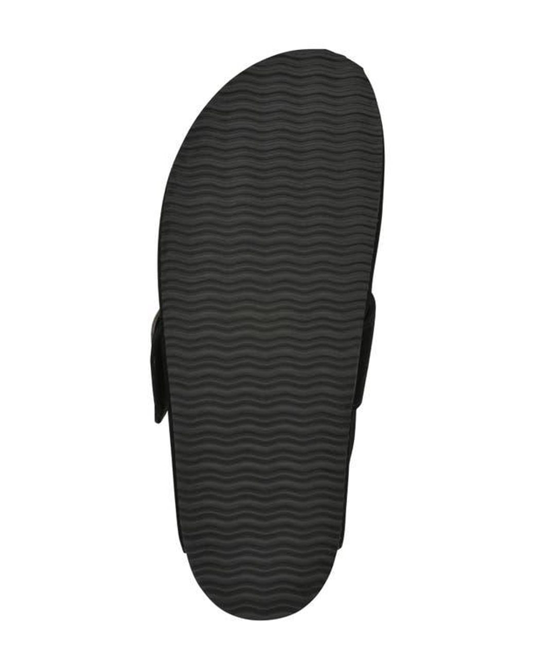 White Mountain Black Big Easy Buckle Mule