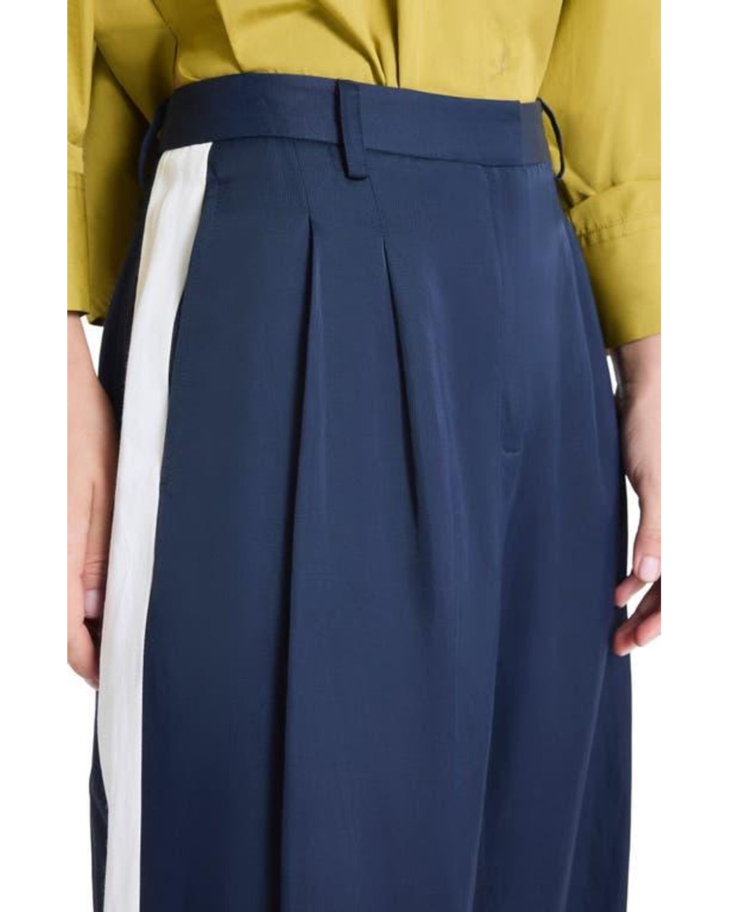 Twp Blue Sulli Side Stripe Pants