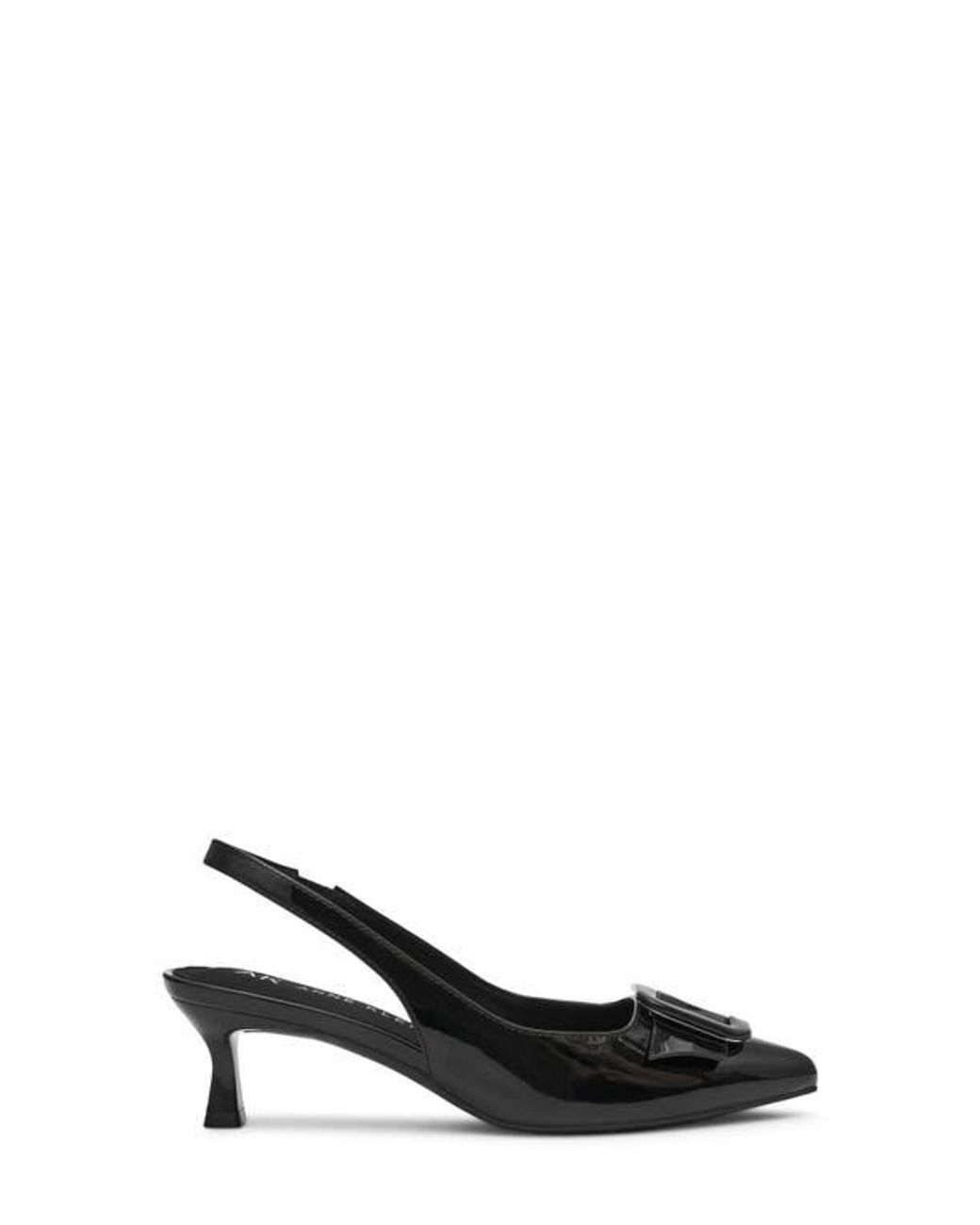 Anne Klein Black Ivona Slingback Pump