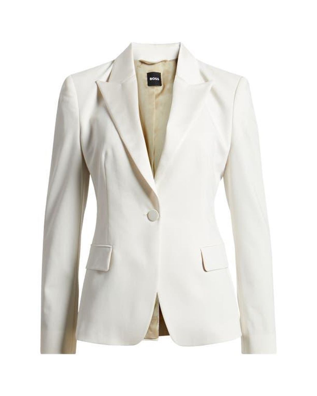 Boss White Jia Jacket