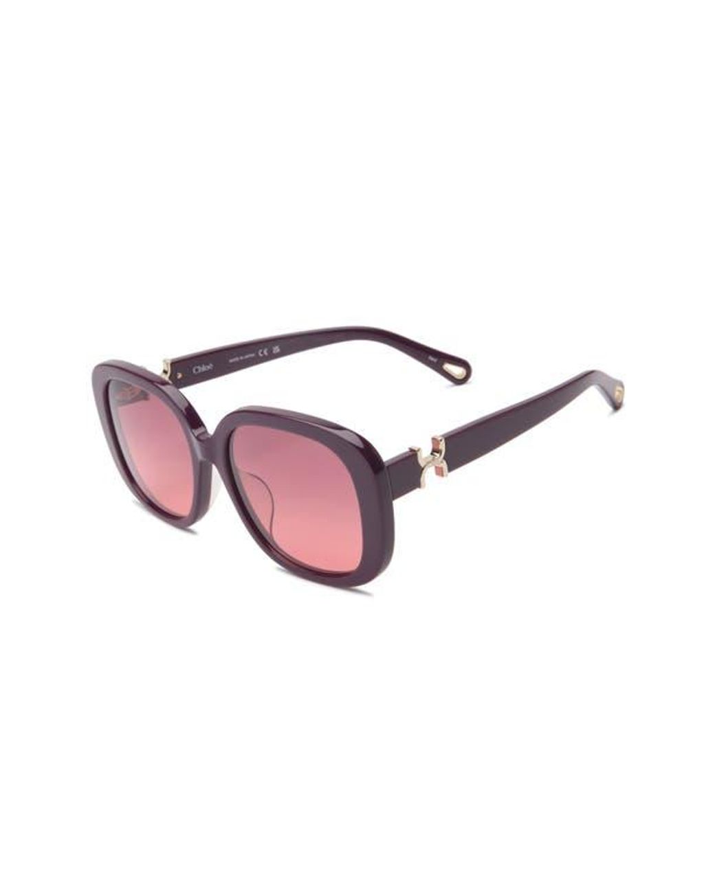 Chloé Pink 56Mm Square Sunglasses