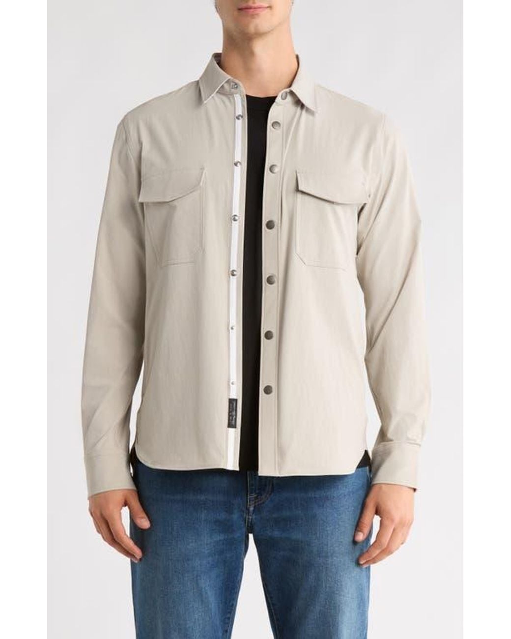 Rag & Bone Natural Stretch Cpo Overshirt for men