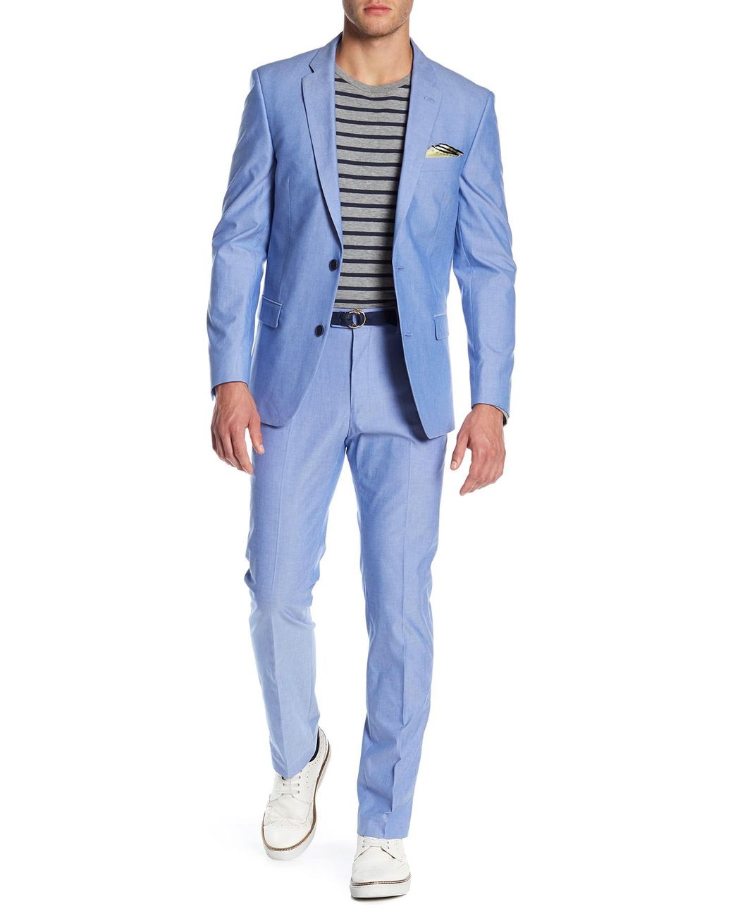 Tommy Hilfiger Chambray Suit Separate Pants in Blue for Men Lyst