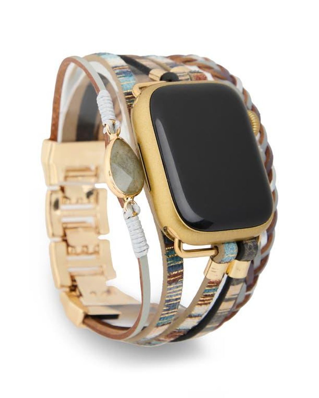 Saachi Black Apple Watch Watchband for men