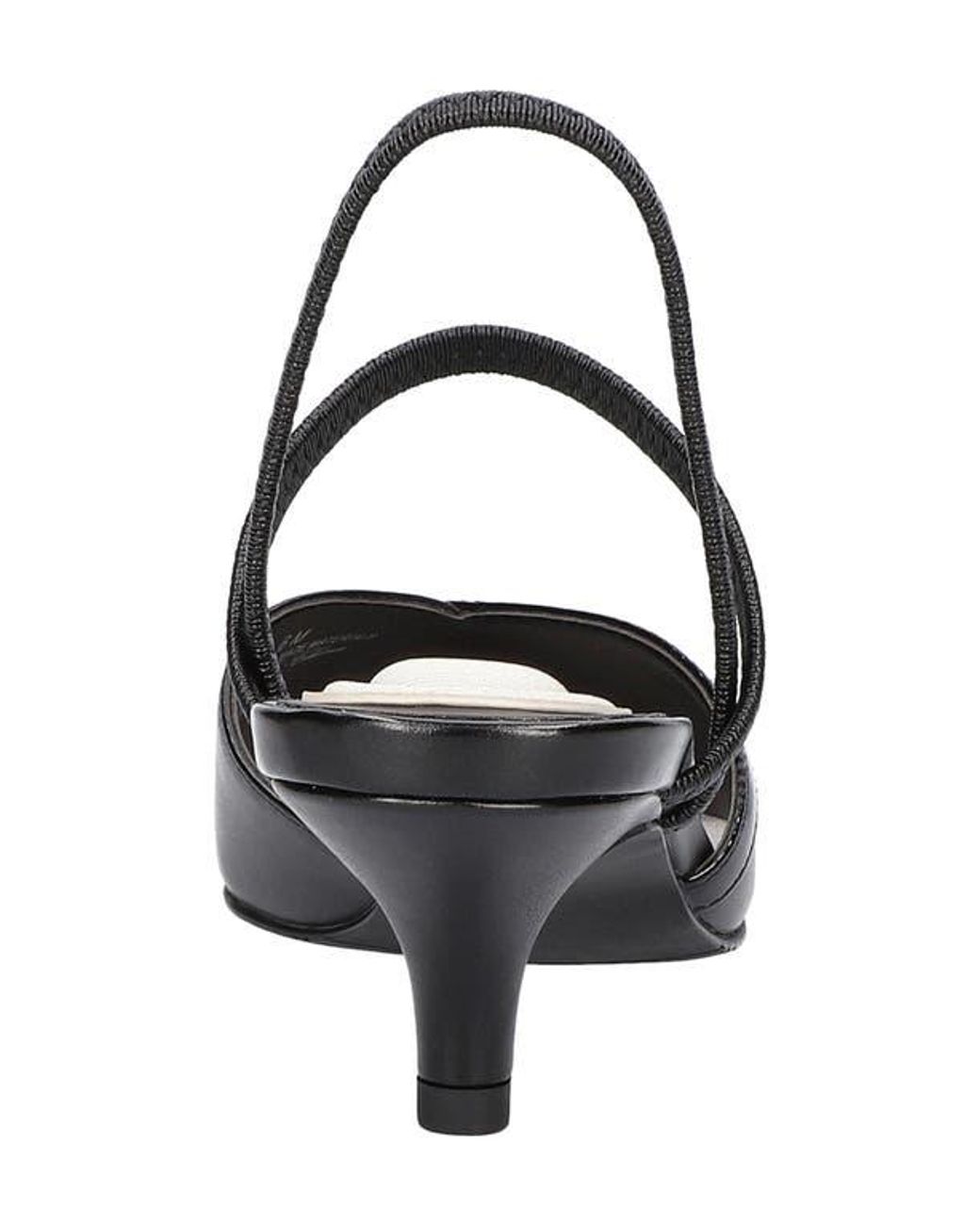 Easy Street Black Uunna Slingback Pump