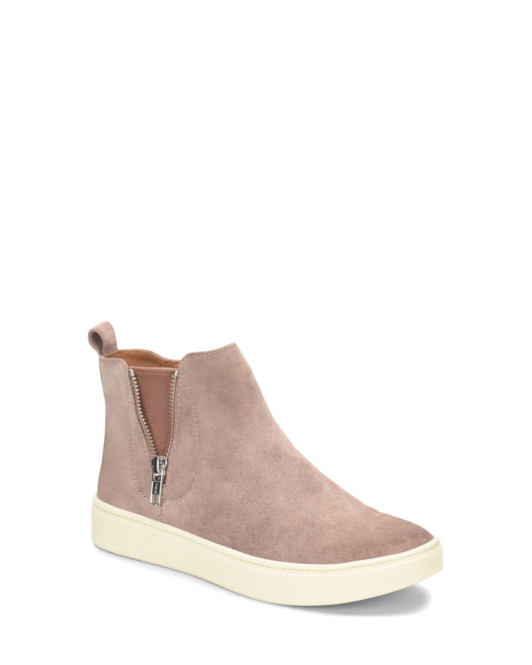 S fft Britton Zip Water Resistant High Top Sneaker in Brown Lyst