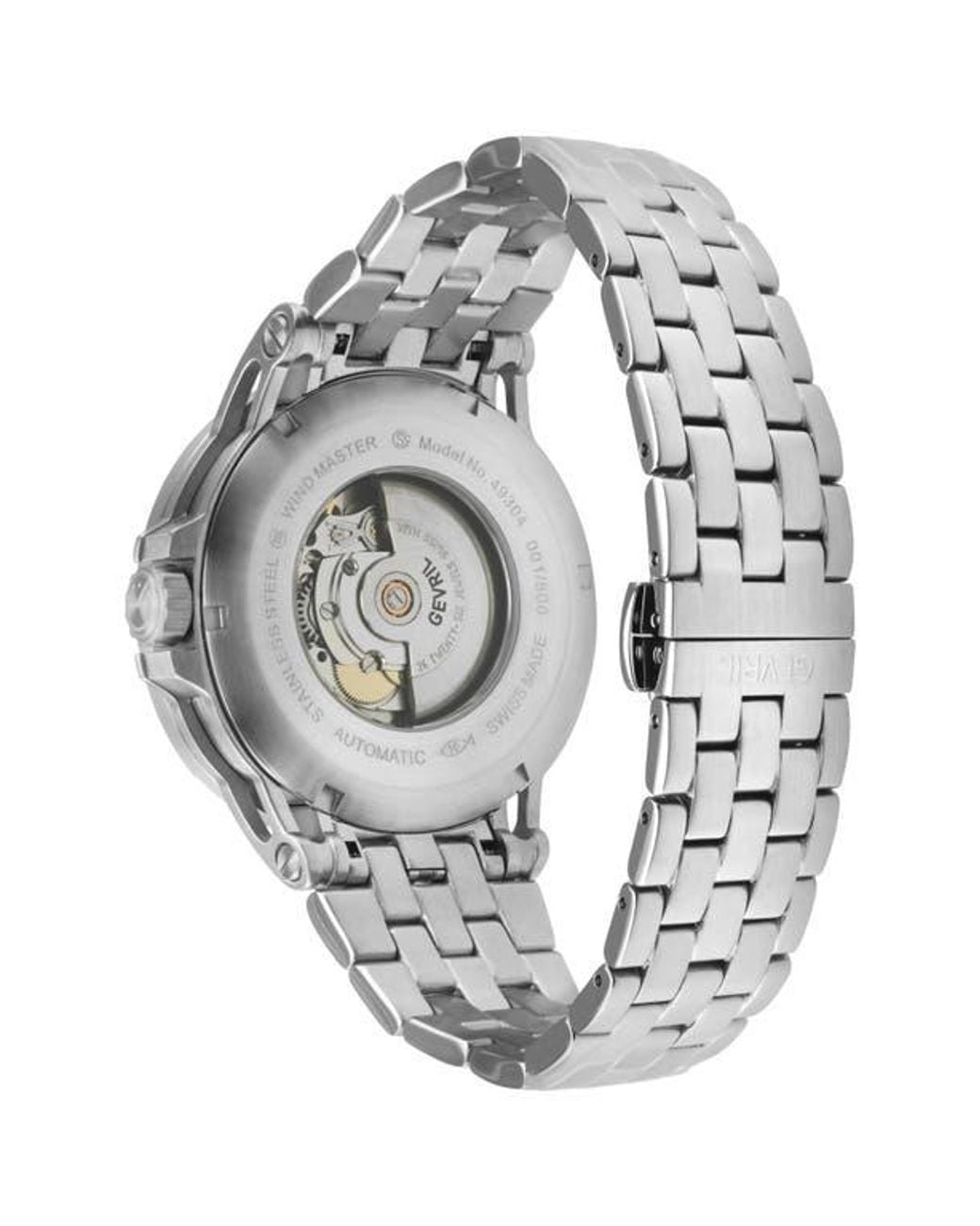 Gevril Gray Wind Master Automatic Bracelet Watch, 44Mm for men