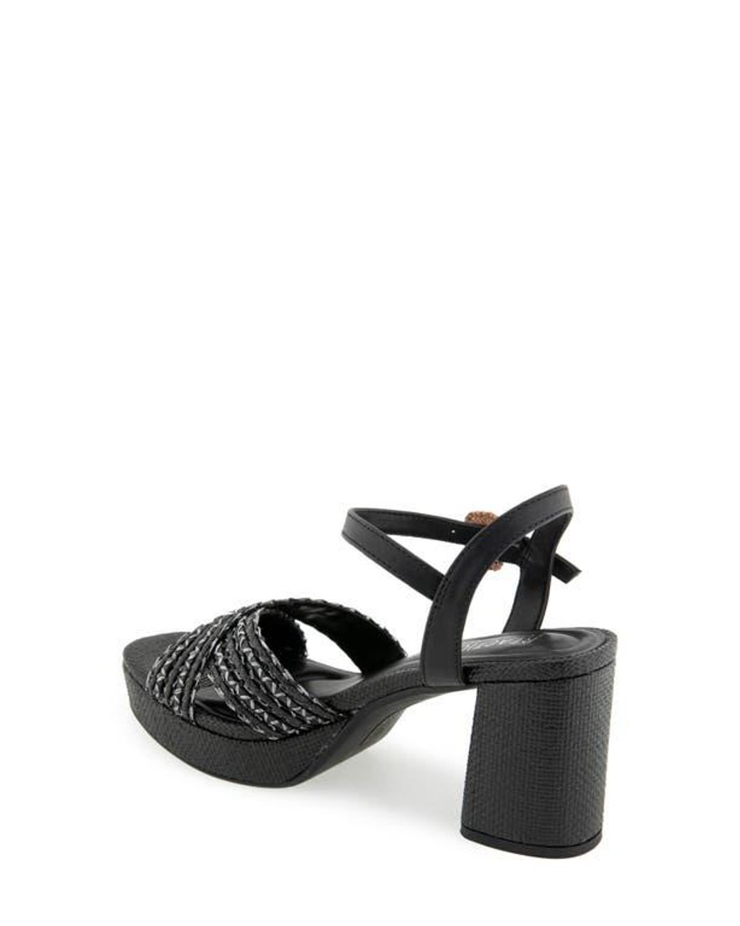 Kenneth Cole Black Reeva Platform Sandal