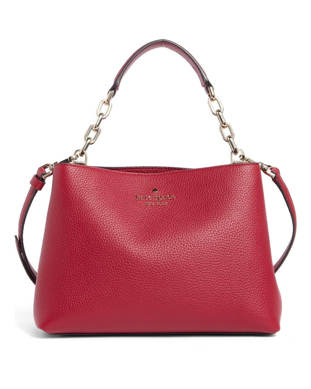 Kate Spade Aubrey Convertible Top-Handle Bag in Red | Lyst