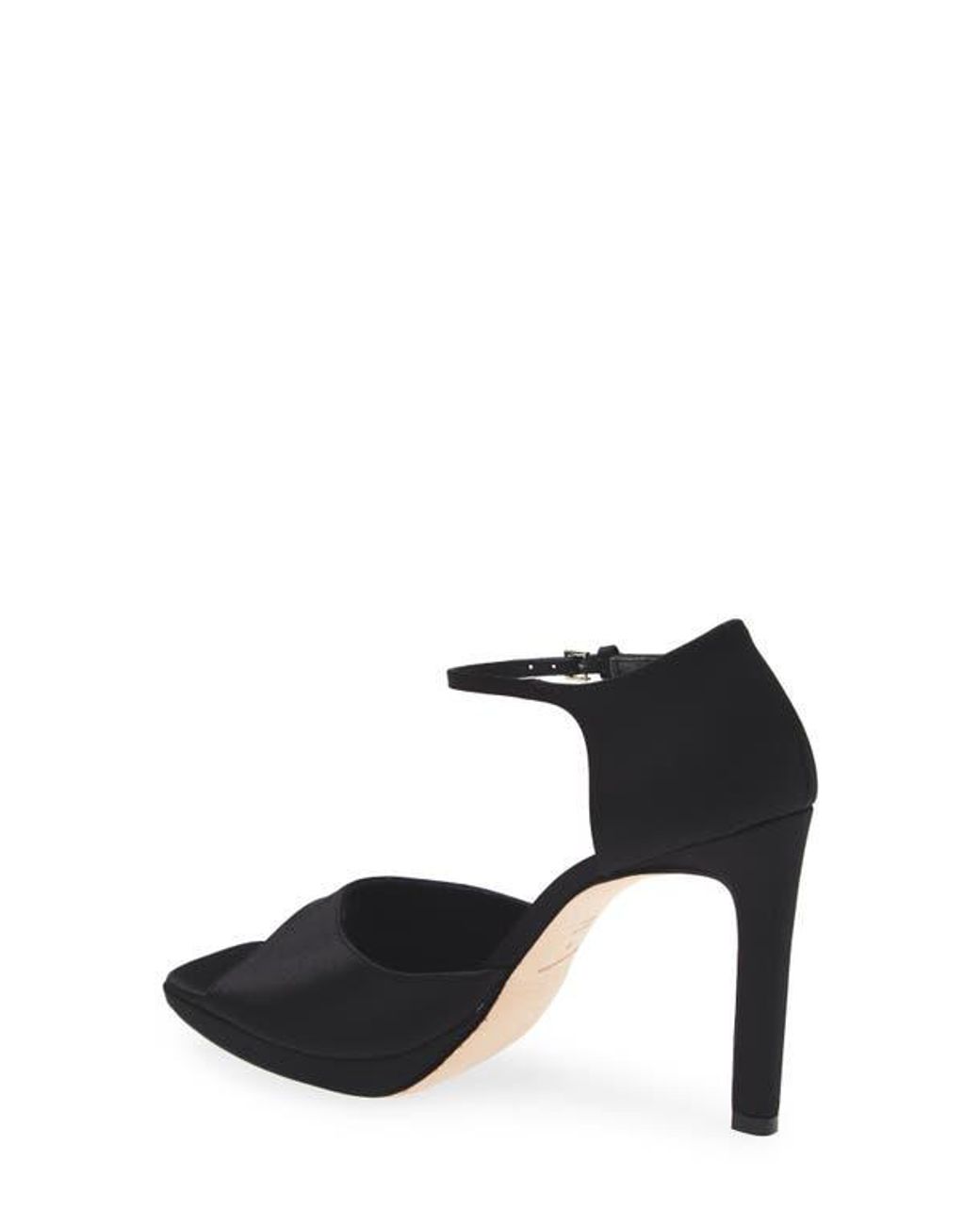 Reformation Black Gloria Platform Sandal