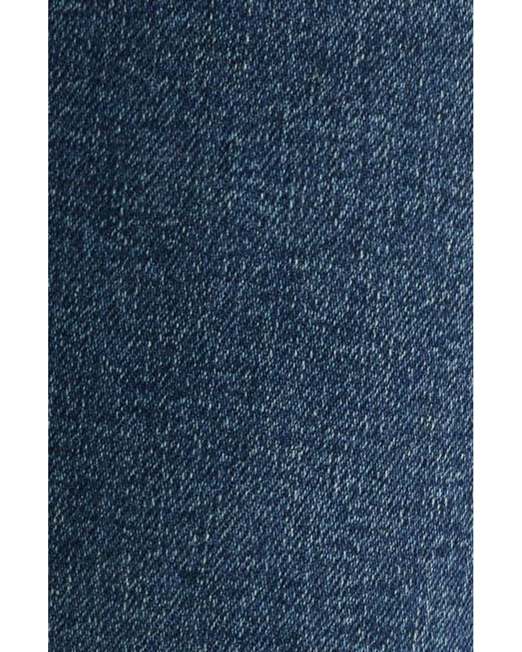 Rag & Bone Blue Flexi Peyton Raw Hem Crop Bootcut Jeans
