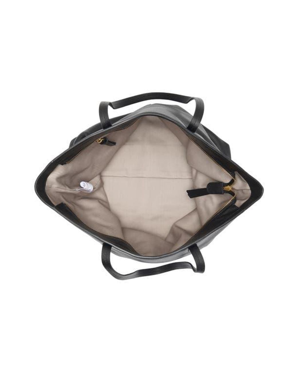 Rag & Bone Black Bryant Leather Tote Bag