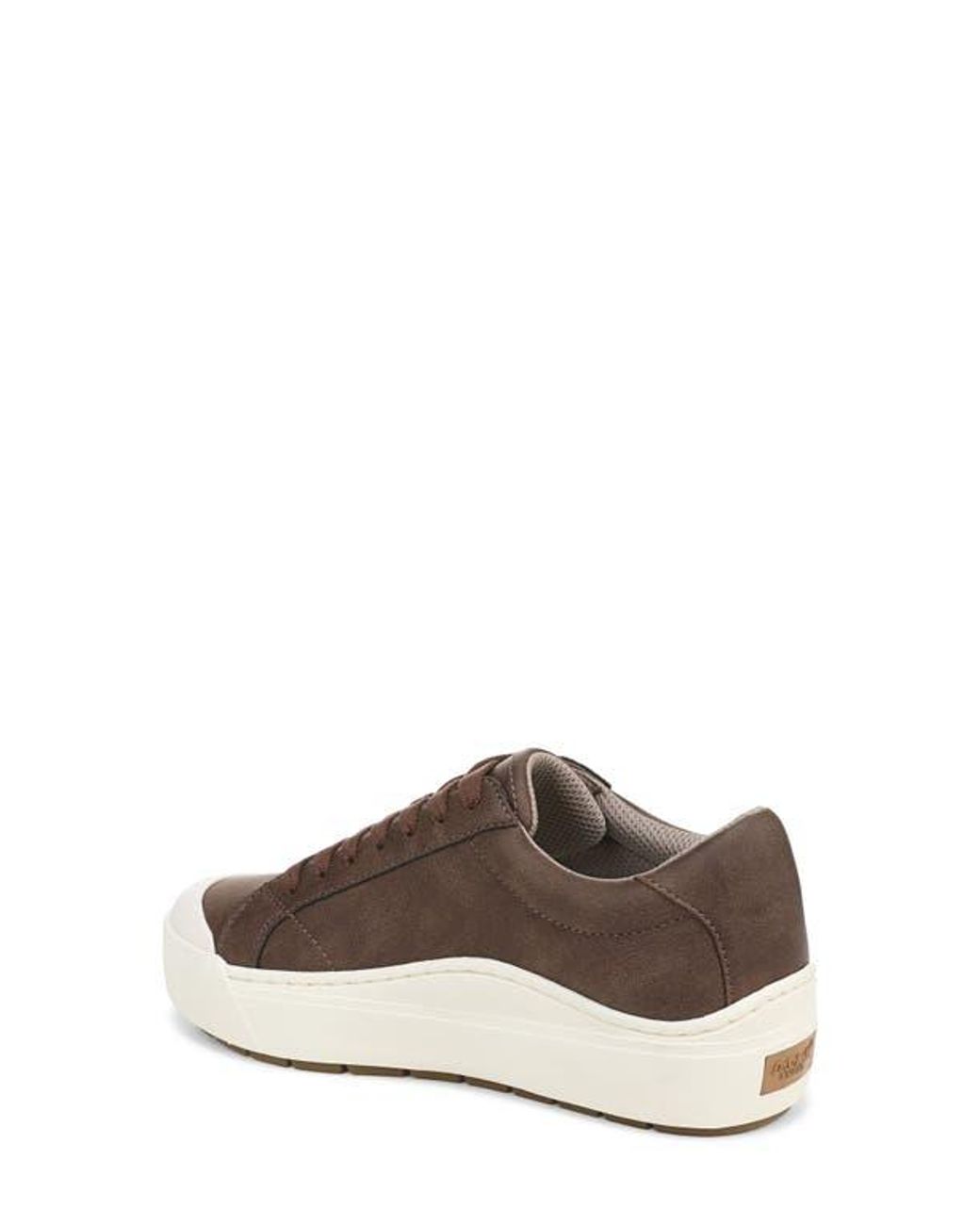 Dr. Scholls Brown Time Off Platform Sneaker