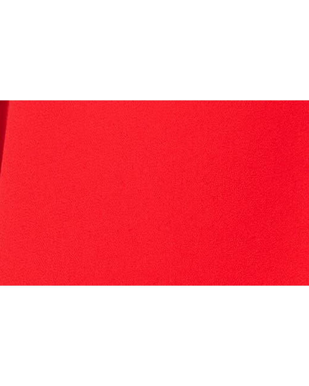 Halogen® Red Split Cuff Button-Up Top