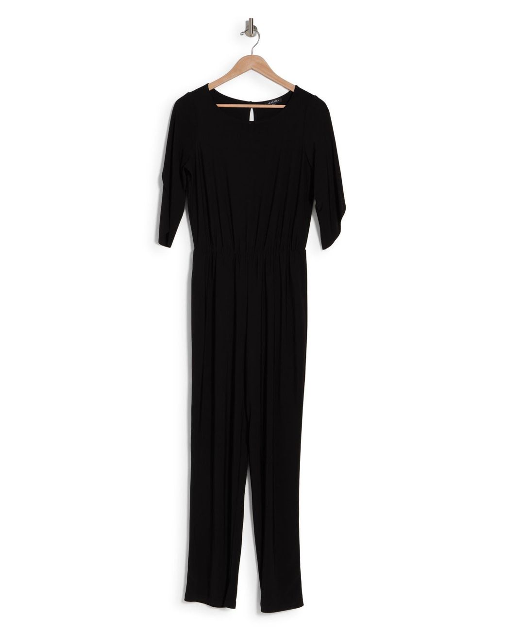 Marina Tulip Sleeve Jumpsuit in Black Lyst