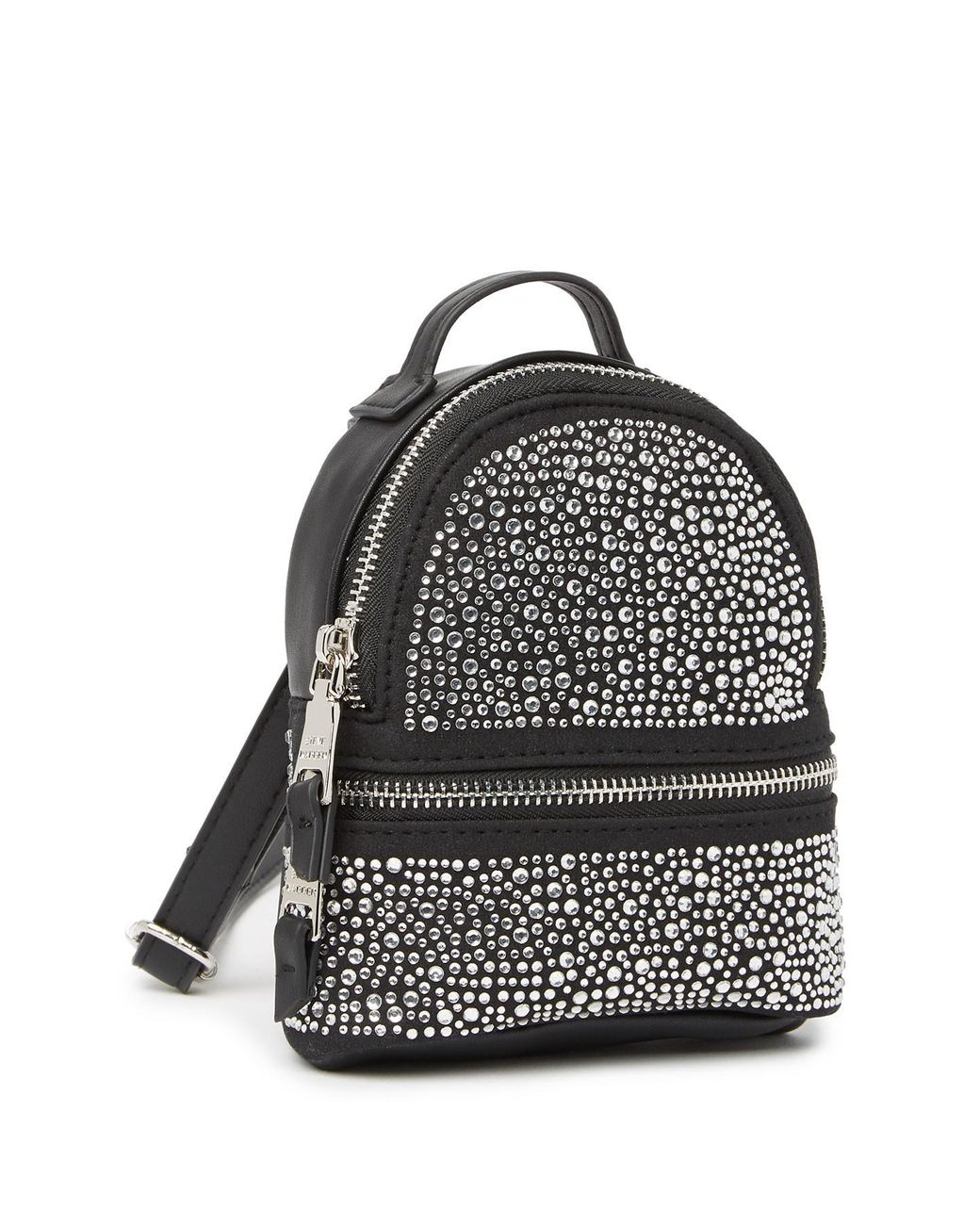 Madden NYC Women's Mini Quilted Zip Backpack Black 