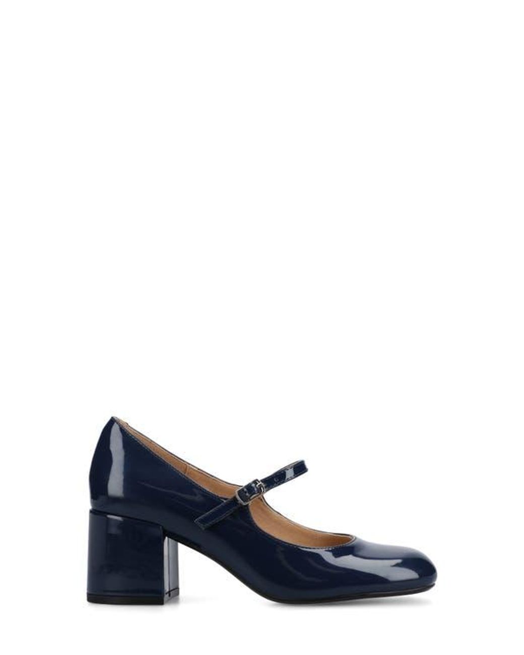 Journee Collection Blue Okenna Pump