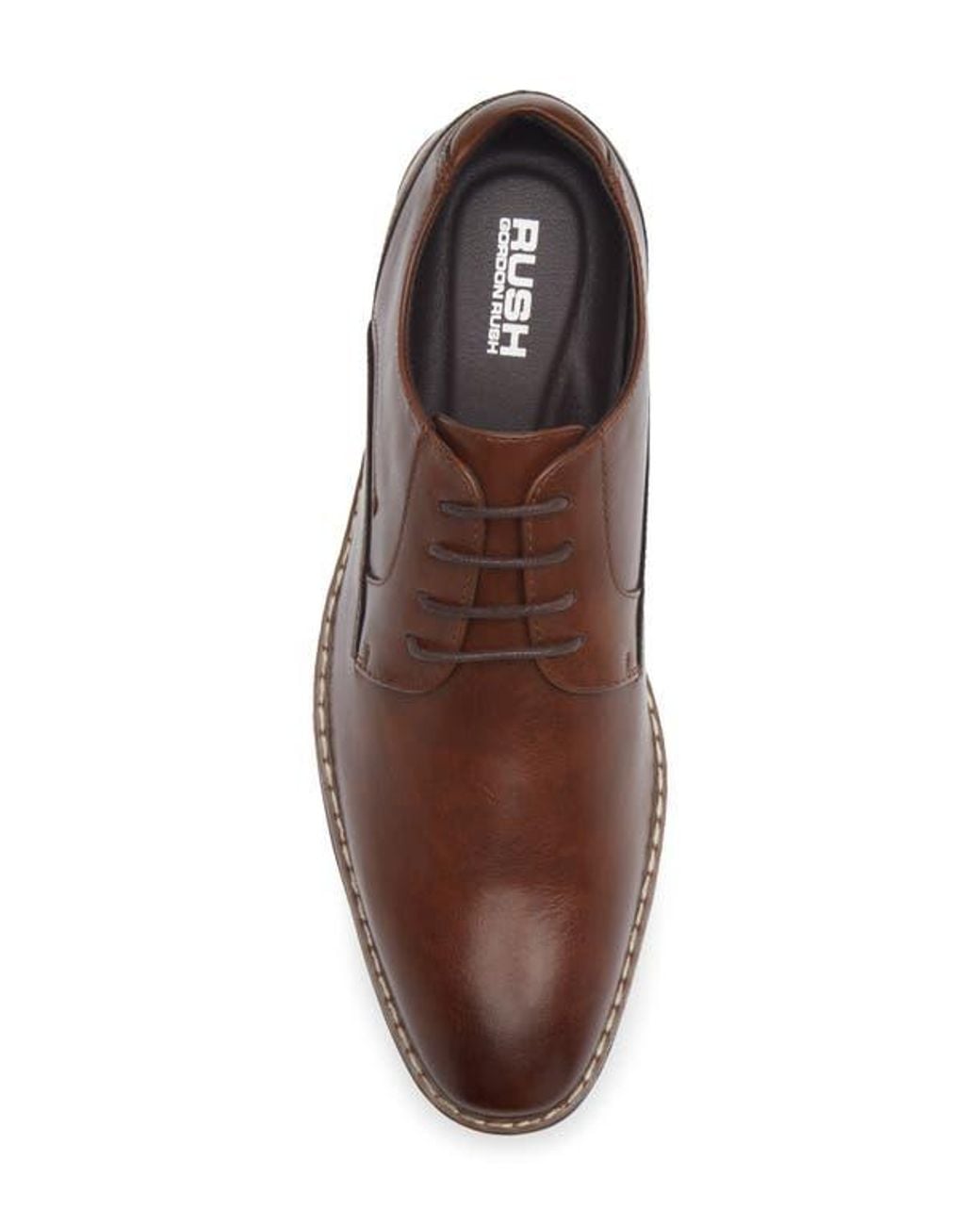Gordon Rush Brown Plain Toe Derby for men
