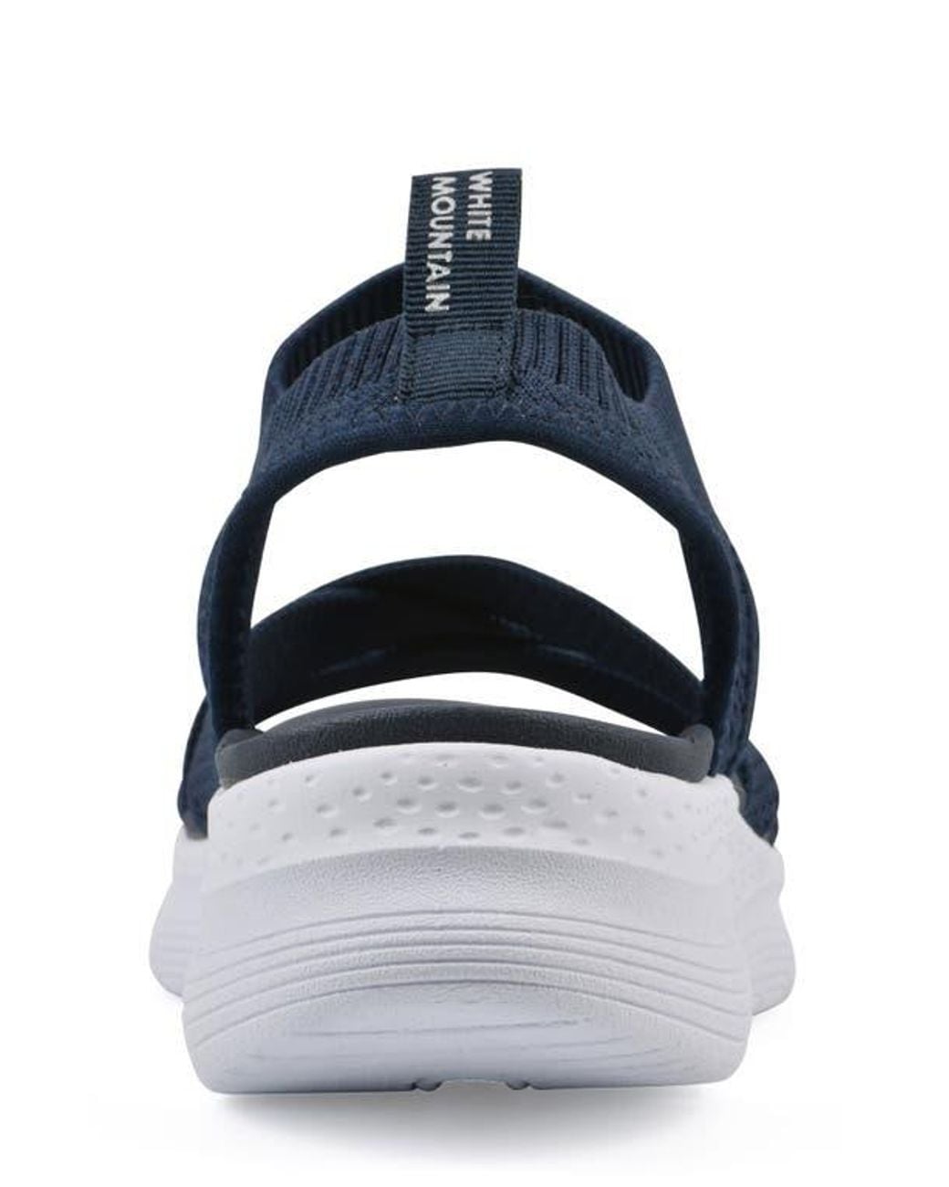 White Mountain Blue Charry Knit Sandal