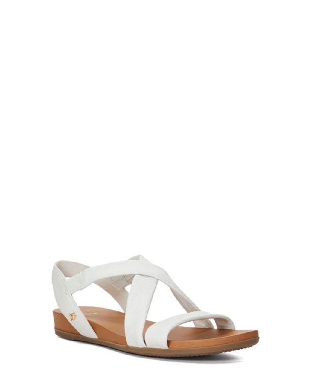 Dune White Landies Sandal