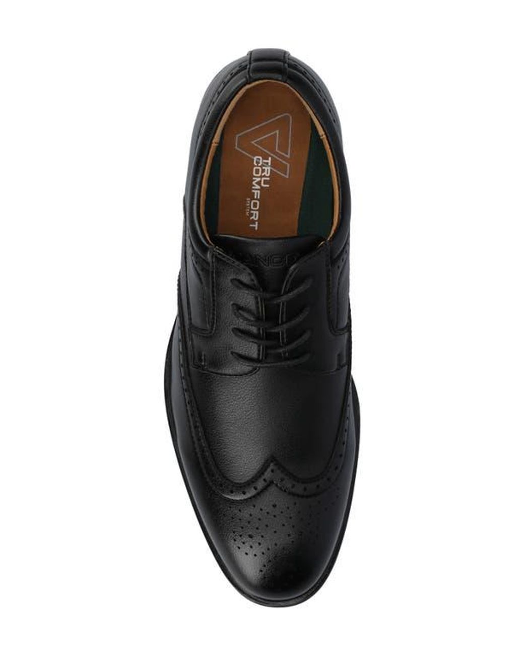 Vance Co. Black Cormac Brogue Derby for men