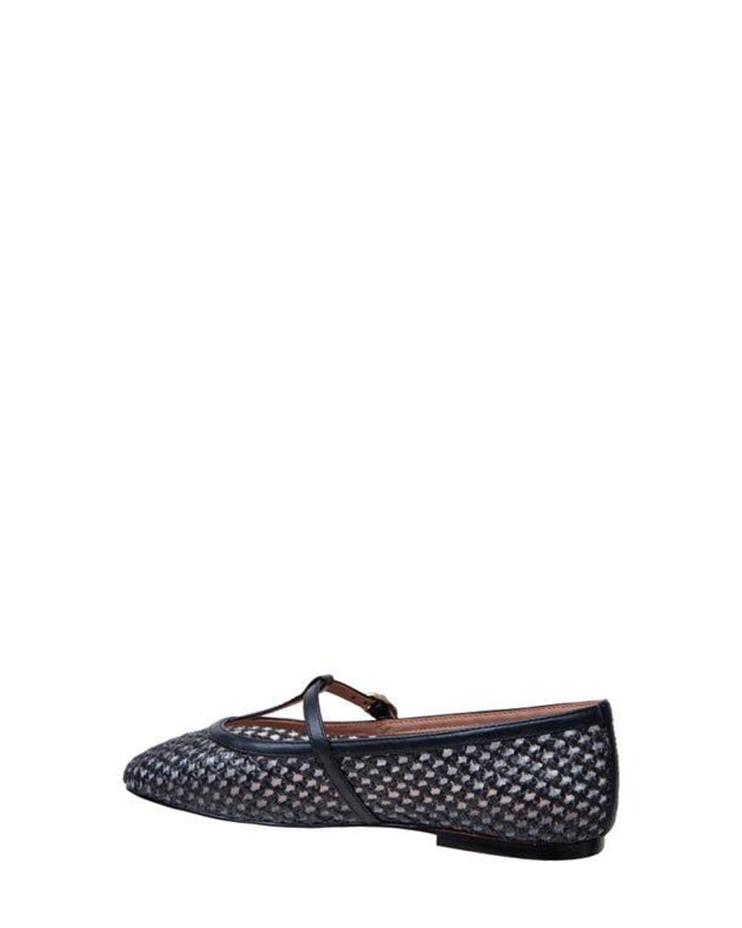 Linea Paolo White Monet T-Strap Flat