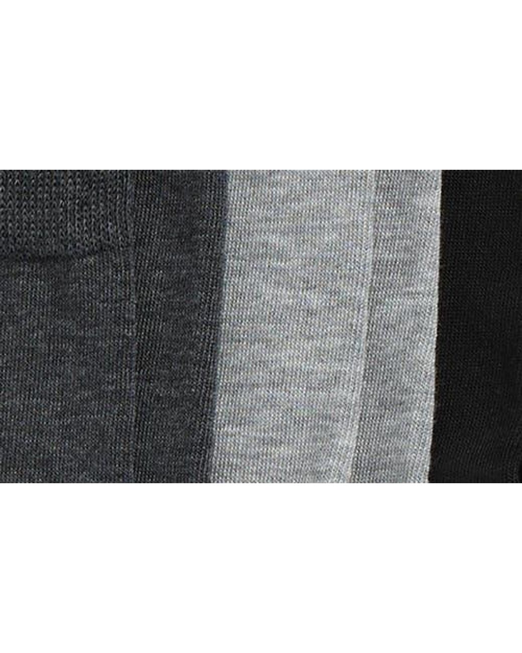 Ted Baker Black Assorted 6-Pack Crew Socks for men
