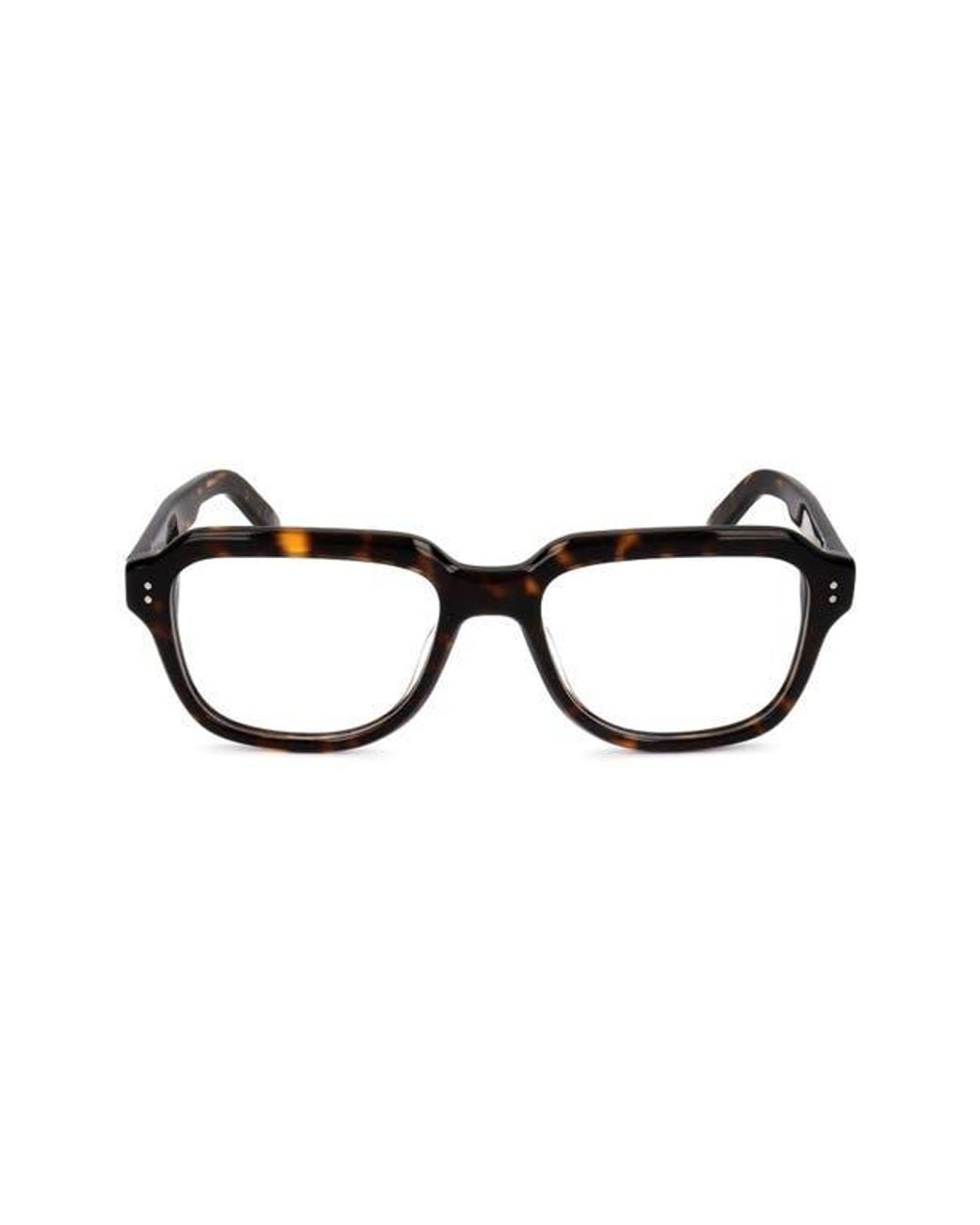 Retrosuperfuture Black 59Mm Rectangular Optical Glasses