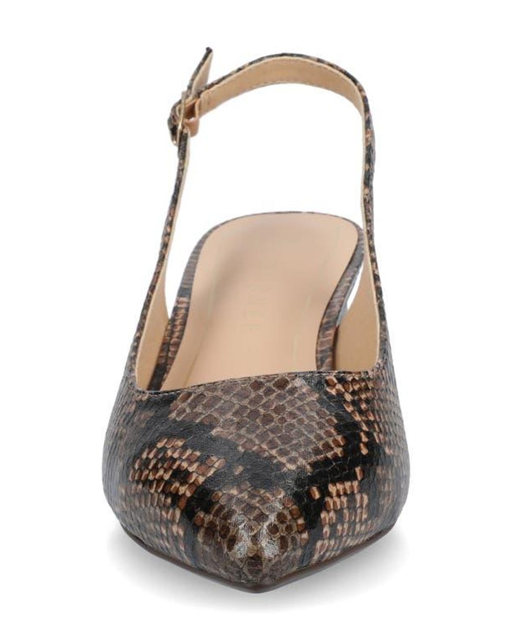 Journee Collection Metallic Sylvia Slingback Pump
