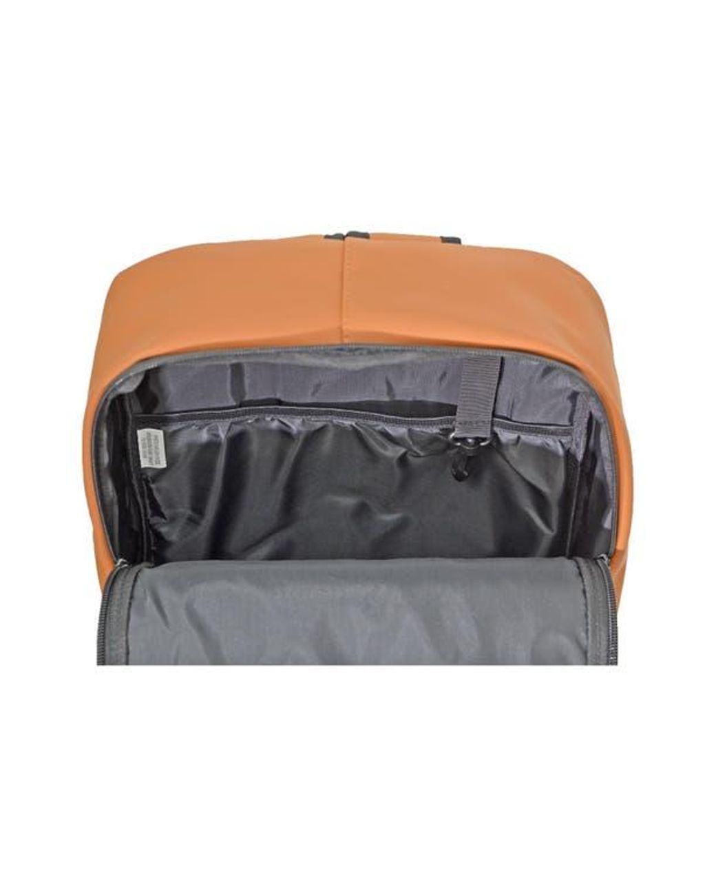 Duchamp Orange Rubberized Computer Backpack for men